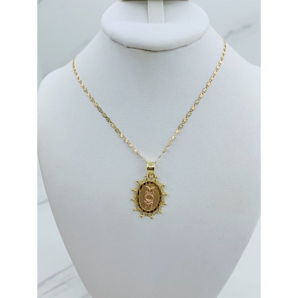10k Gold Necklace And Pendant Mom Mothers
